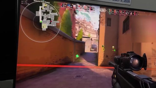 DMA cheat gameplay in Valorant