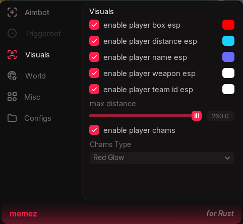 Memez External RUST Cheat 2
