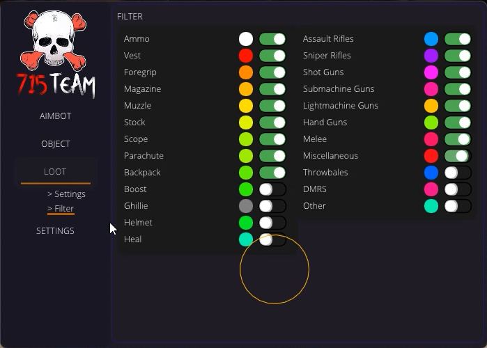715team PUBG Cheat 2