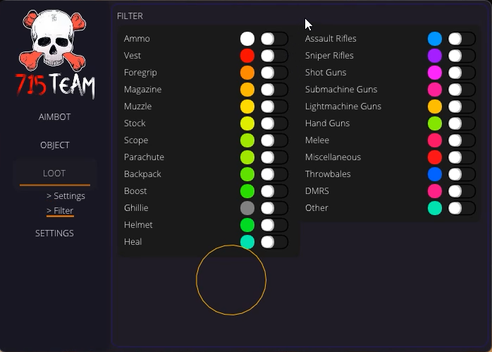 715team PUBG Cheat 3