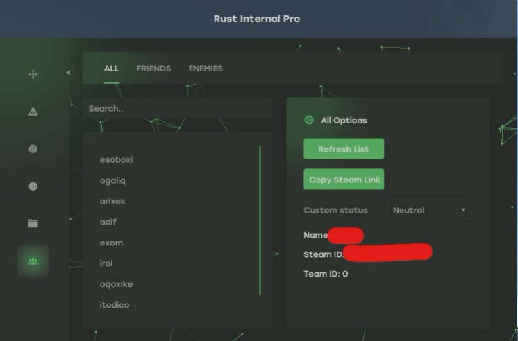Чит Matrix Internal 11