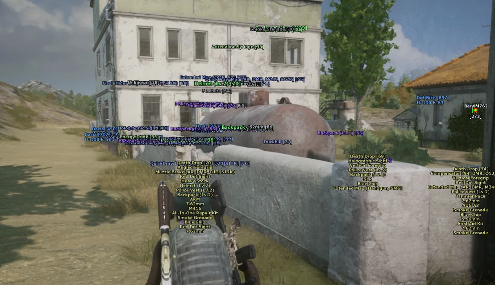 AimAssist + Wallhack + Loot + Radar 3
