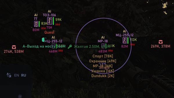 Чит на Тарков SMG PRIVATE