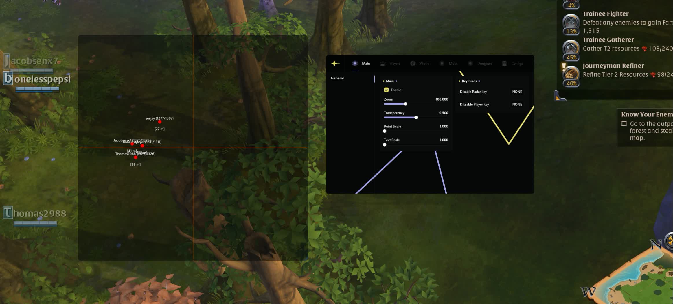 RADAR ANCIENT: Древнее знание для Albion Online