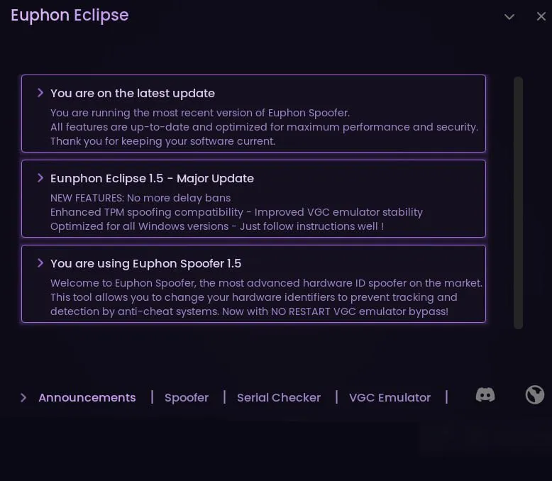 Spoofer для Valorant — обход бана по железу - Главный скриншот