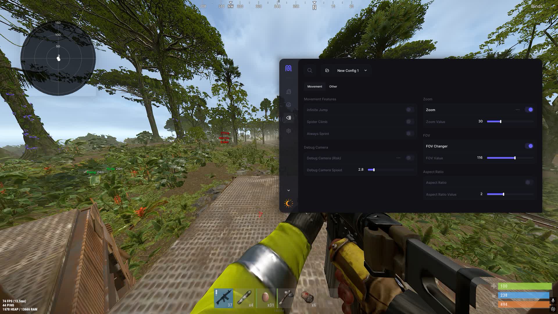Приватный чит Eclipse для Rust - Главный скриншот