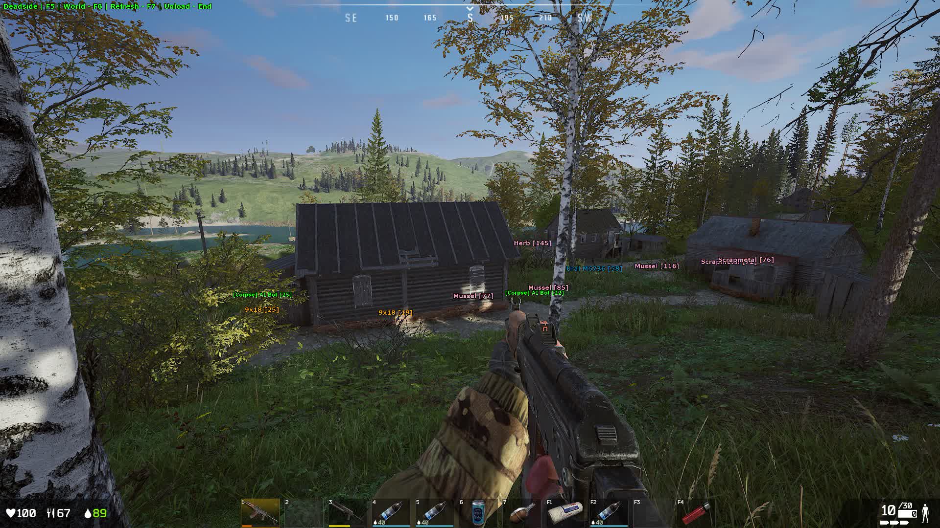 Чит Soft Hub для Deadside: Детальный ESP и фильтр лута - Главный скриншот