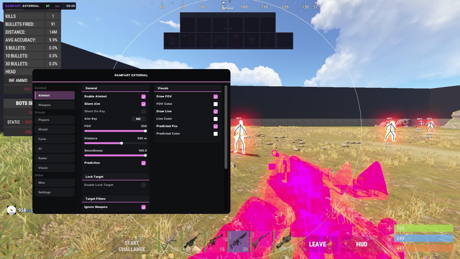 Чит Rampart External для Rust - Миниатюра 10