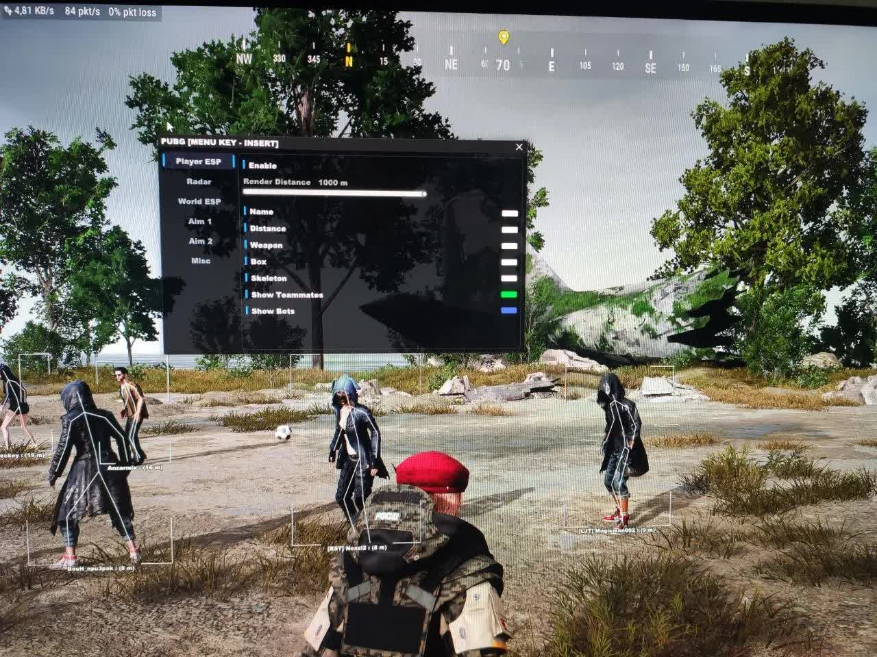 Чит Lovec Aegis FULL на PUBG — Aimbot, ESP, радар и Stream Bypass - Миниатюра 3