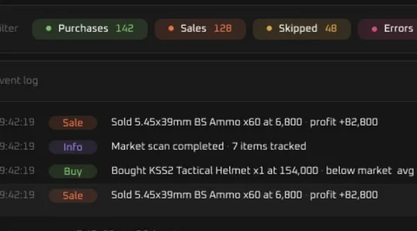 Торговый бот koenflow для Arena Breakout Infinite