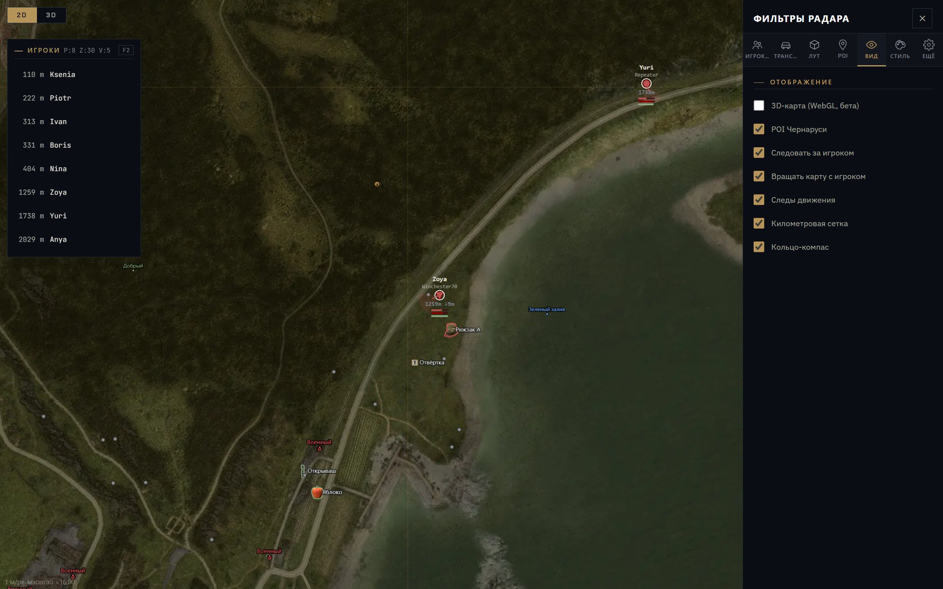 Tundra Web Radar DayZ 7